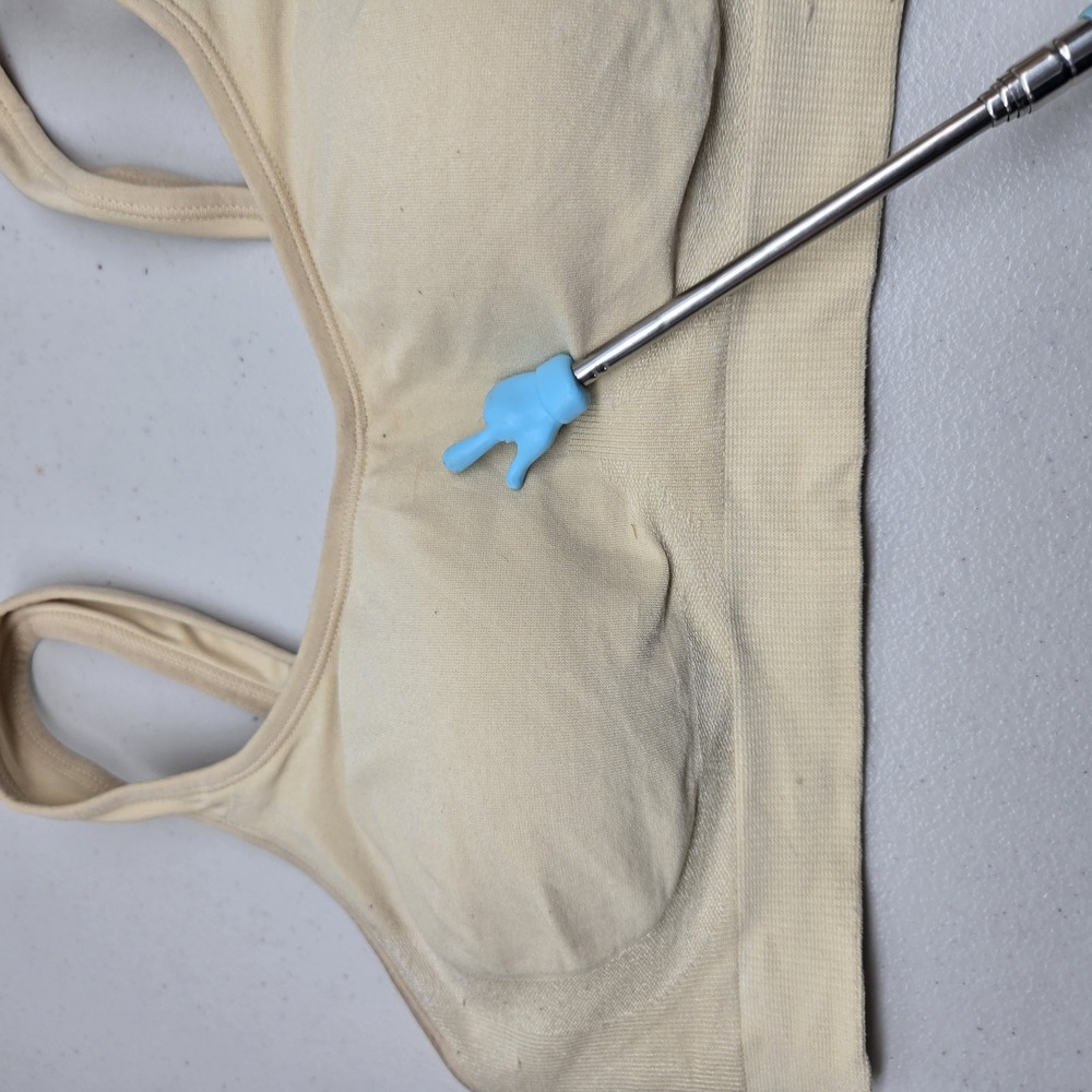 Underoutfit Women Bra S Beige 457 T Shirt Wireless Knit Seamless READ - Picture 7 of 9